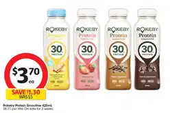 Coles Rokeby Protein Smoothie offer