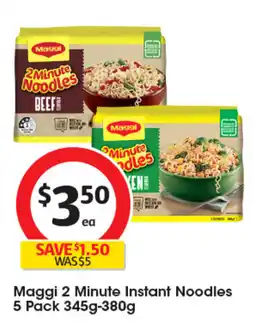 Coles Maggi 2 Minute Instant Noodles offer