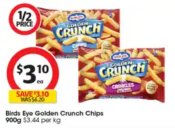 Coles Birds Eye Golden Crunch Chips offer