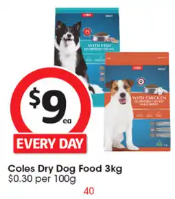 Coles Coles Dry Dog Food offer