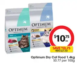 Coles Optimum Dry Cat Food offer