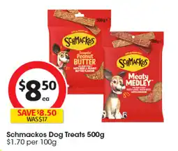 Coles Schmackos Dog Treats offer
