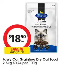 Coles Fussy Cat Grainfree Dry Cat Food offer