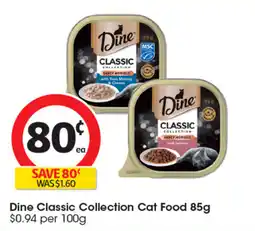 Coles Dine Classic Collection Cat Food offer