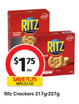 Coles Ritz Crackers offer