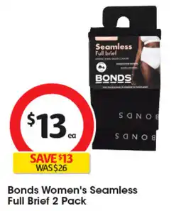 Coles Bonds Women's Seamless Full Brief offer