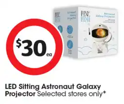Coles Luxe Lumi LED Sitting Astronaut Galaxy Projector offer