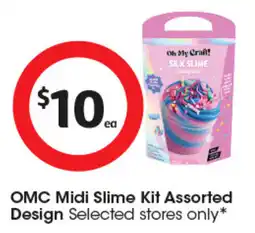 Coles Oh My Craft! Silk Slime Kit Assorted Design offer