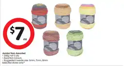 Coles Jaxon Jumbo Yarn offer