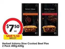 Coles Herbert Adams Slow Cooked Beef Pies offer
