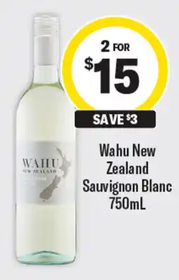 Coles Wahu New Zealand Sauvignon Blanc offer