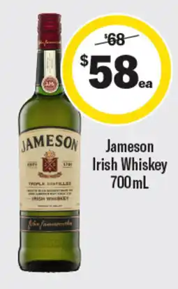 Coles Jameson Irish Whiskey offer