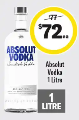 Coles Absolut Vodka offer