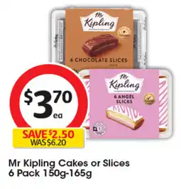 Coles Mr Kipling Cakes or Slices offer