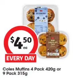 Coles Coles Muffins offer