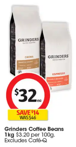Coles Grinders Coffee Beans offer