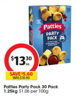 Coles Patties Party Pack offer