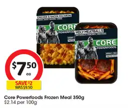 Coles Core Powerfoods Frozen Meal offer