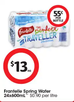 Coles Frantelle Spring Water offer