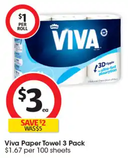 Coles Viva Paper Towel offer