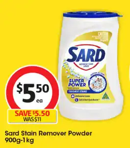 Coles Sard Stain Remover Powder offer