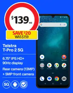 Coles Telstra T-Pro 2 5G offer