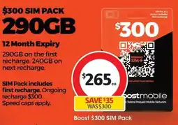 Coles SIM Pack offer
