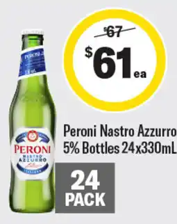 Coles Peroni Nastro Azzurro offer