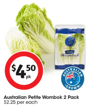 Coles Australian Petite Wombok offer