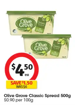 Coles Olive Grove Classic Spread offer