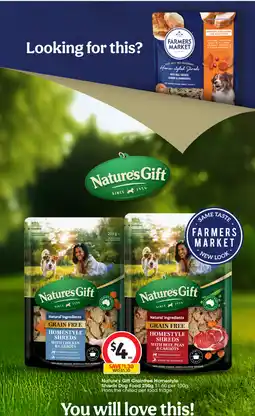 Coles Nature's Gift Grainfree Homestyle Shreds offer