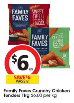 Coles Family Faves Crunchy Chicken Tenders offer