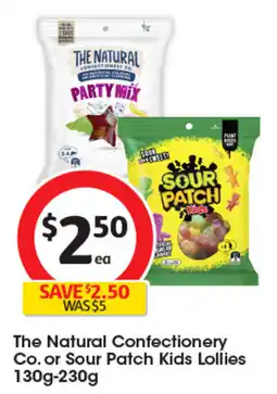 Coles The Natural Confectionery Co. or Sour Patch Kids Lollies offer