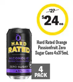 Coles Hard Rated Orange Passionfruit offer