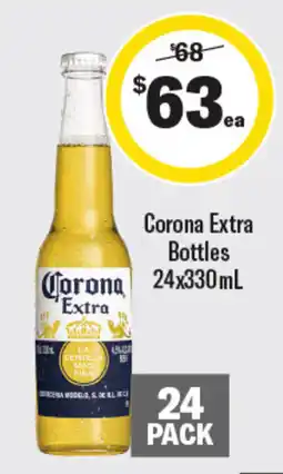 Coles Corona Extra Bottles offer