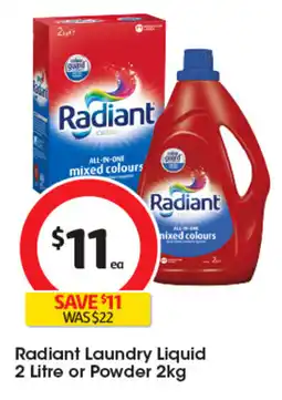 Coles Radiant Laundry Liquid offer