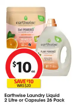Coles Earthwise Laundry Liquid offer