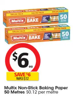 Coles Multix Non-Stick Baking Paper offer