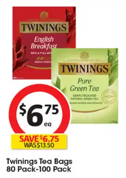 Coles Twinings Tea Bags offer