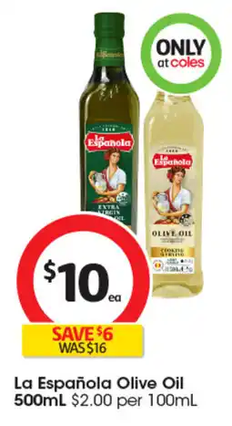 Coles La Española Olive Oil offer
