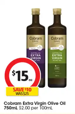 Coles Cobram Extra Virgin Olive Oil offer