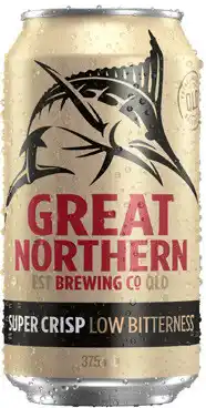 Coles Great Northern Super Crisp Lager Cans offer