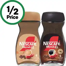 Woolworths Nescafé Blend 43 Coffee – Excludes Decaf 150g offer