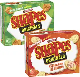 Coles Arnott's Shapes Crackers-190g offer