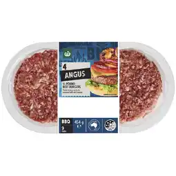 Woolworths Woolworths Australian Angus Beef Burgers – From the Meat Dept offer