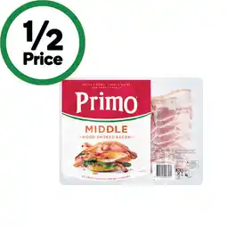 Woolworths Primo Middle Bacon – From the Fridge offer