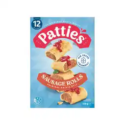 Woolworths Patties Party Pies or Sausage Rolls 450-560g Pk 12 – From the Freezer offer