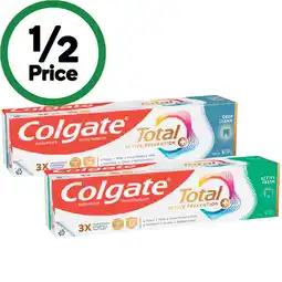 Woolworths Colgate Total Active Prevention Toothpaste offer