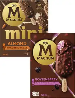 Coles Streets Magnum Sticks-6 Pack 360mL-400mL offer