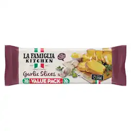 Woolworths La Famiglia Garlic Slices Value Pack – From the Fridge offer